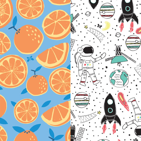 The Honest Company Clean Conscious Diapers | Plant-Based, Sustainable | Space Travel + Orange You Cute | Super Club Box, Size 4 (22-37 lbs), 104 Count