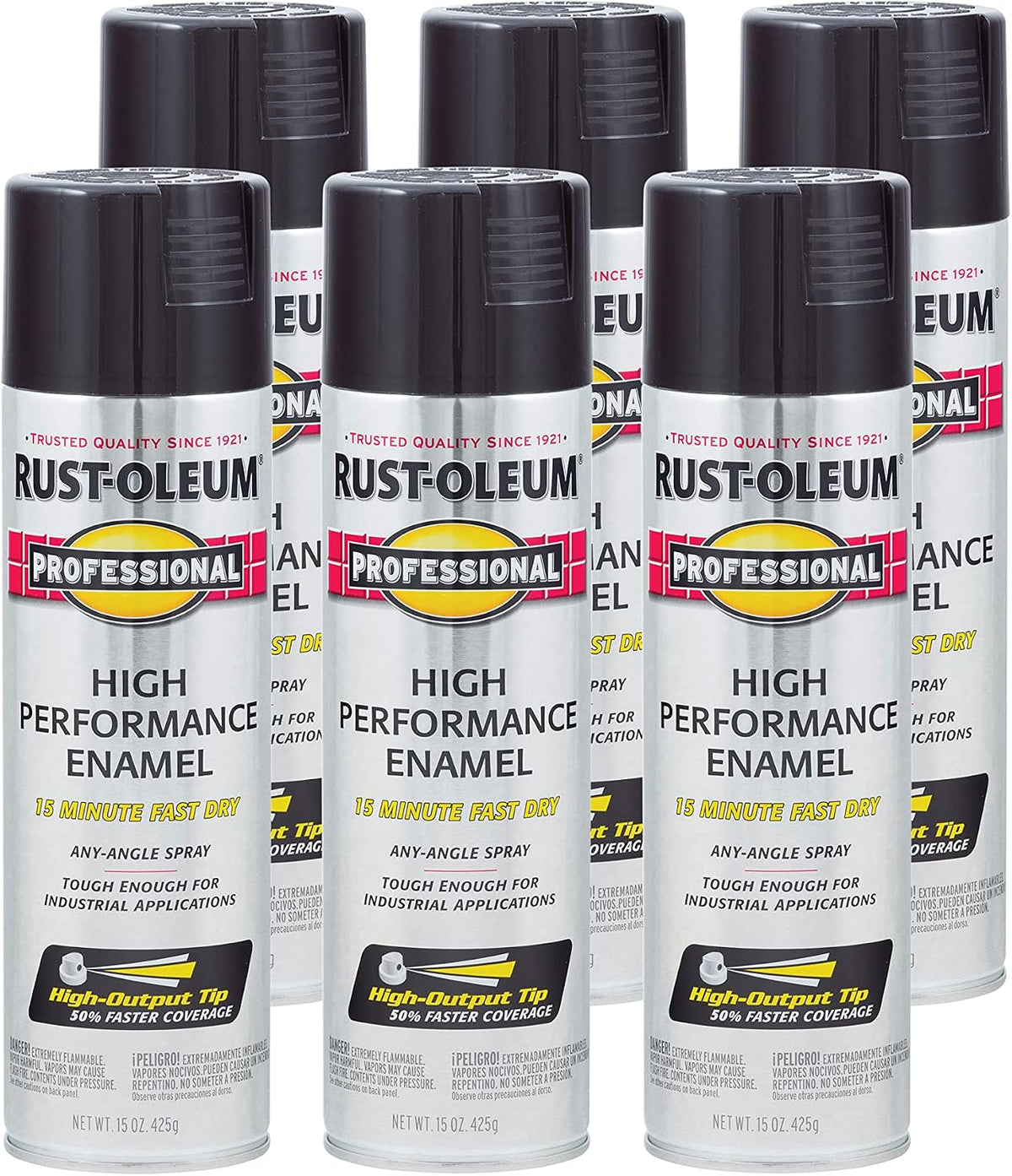 Rust-Oleum Professional High Performance Gloss Black Spray Paint