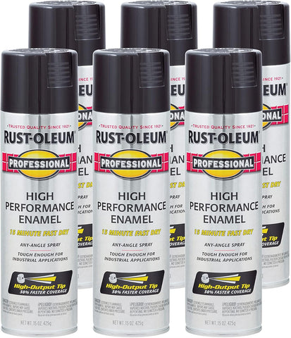 Rust-Oleum Professional High Performance Gloss Black Spray Paint