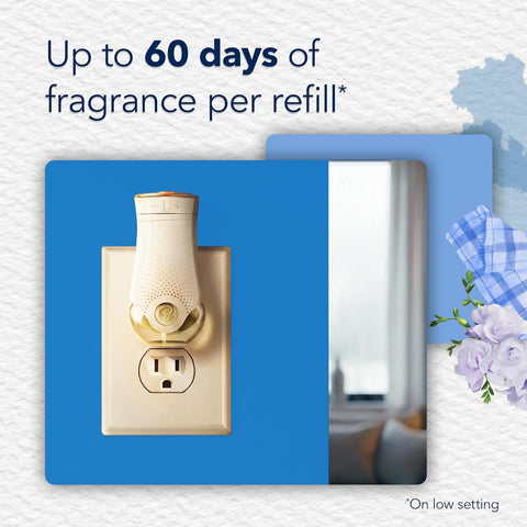 Glade PlugIns Air Freshener Refills, Clean Linen, 5 Count