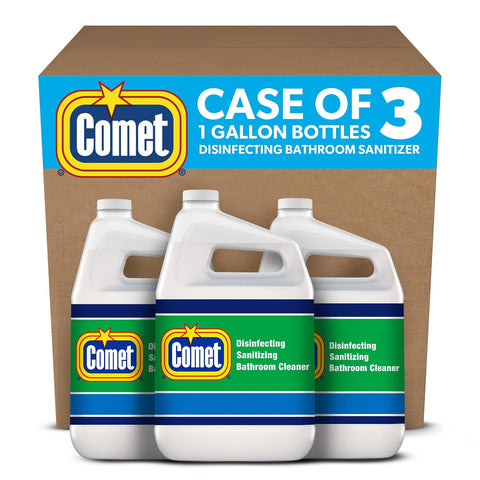 Comet Disinfecting Sanitizing Bathroom Cleaner & Deodorizer (1 gal, 3 pack)