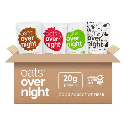 Oats Overnight Classic Variety Pack – High Protein Oatmeal, 24 Pack