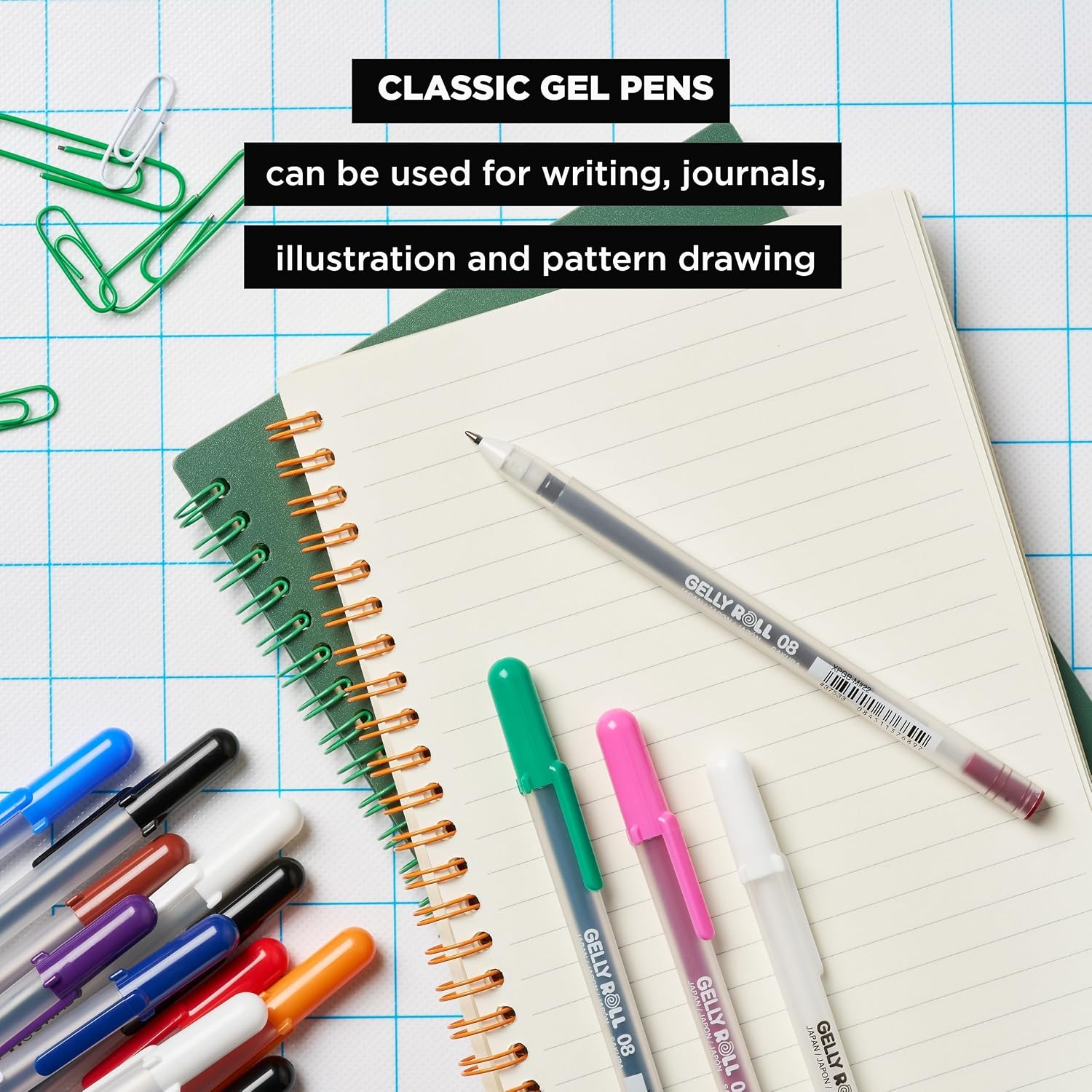 SAKURA Gelly Roll Gel Pens Gift Set, Assorted Colors, 74 Pack