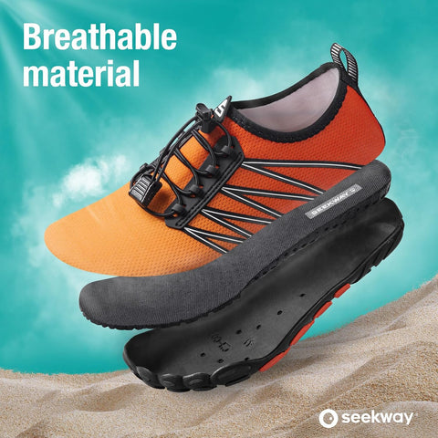 SEEKWAY Water Shoes Men Women Adult Quick-Dry Aqua Sock Barefoot for Beach Swim River Pool Lake Hiking Kayaking Surfing