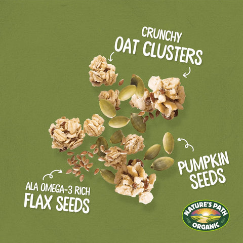Nature's Path Organic Pumpkin Seed + Flax Granola, 24.7 oz (Pack of 6), Non-GMO