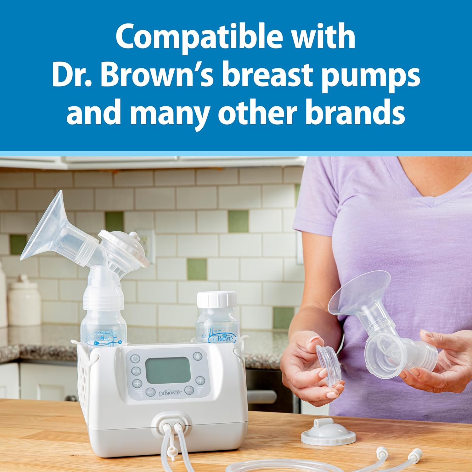 Dr. Brown's Breast Milk Collection Bottles, 4-Pack