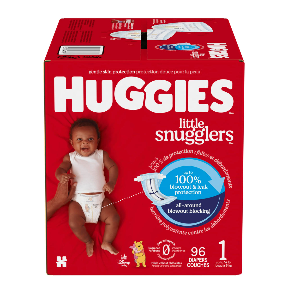 Huggies Little Snugglers Diapers, Size 1