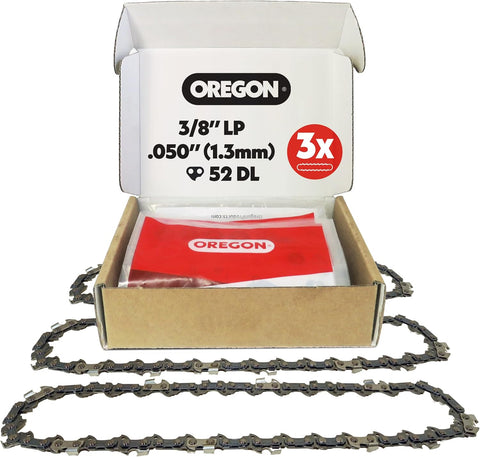 Oregon Chainsaw Chain for 14" Bar, 3/8" LP, .050" Gauge, 52 Drive Links
