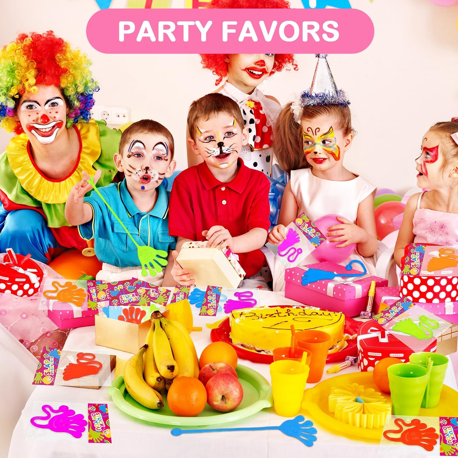 Party Favors Goodie Bag Stuffer Fillers for Kids (30 PCS), Large Sticky Hands & Feet for Birthday Pinata, Classroom Students Non Candy Treats Prizes Supplies Toys Gifts for Toddlers Boys Girls