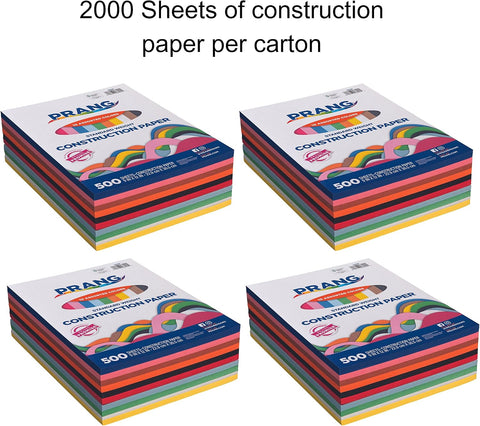 Prang Construction Paper, Stack, One Color, Standard Weight