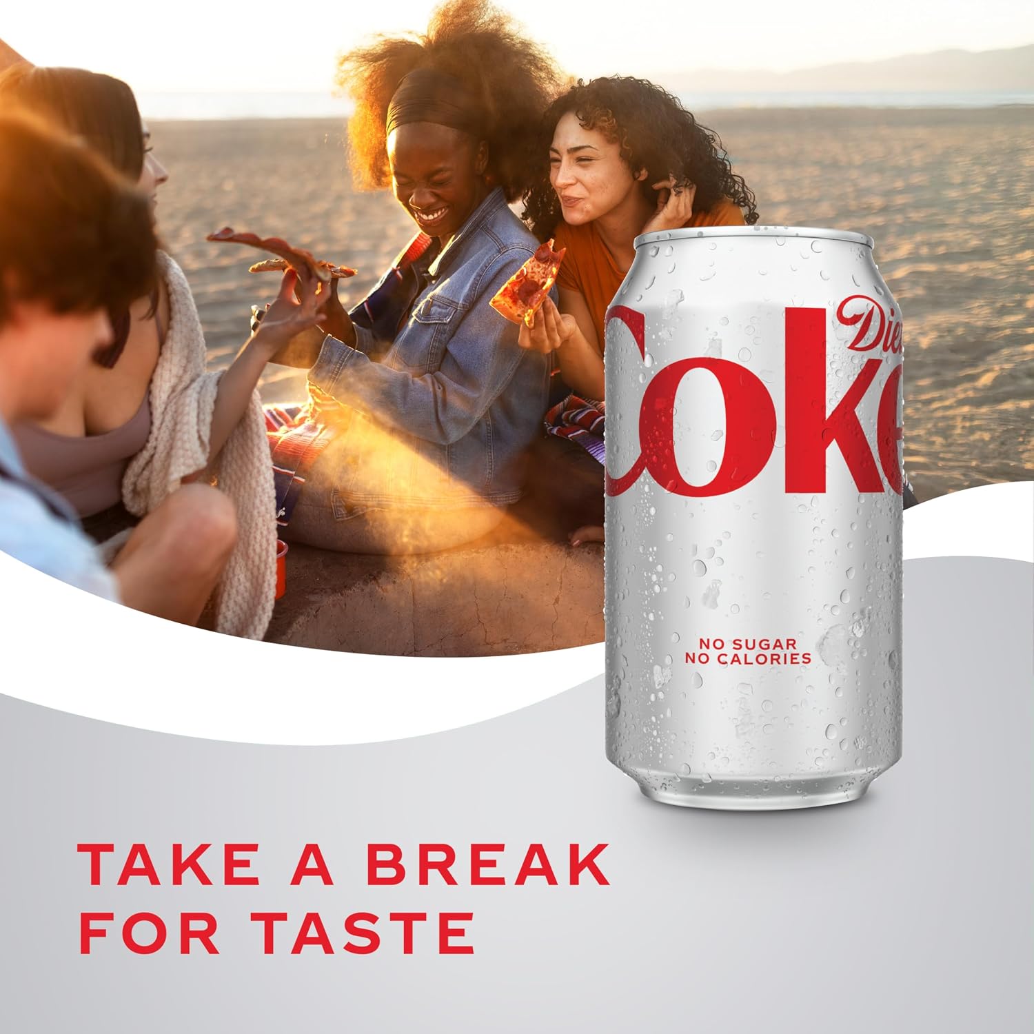 Diet Coke Soda Soft Drink Cans, 12 fl oz, 12 Pack