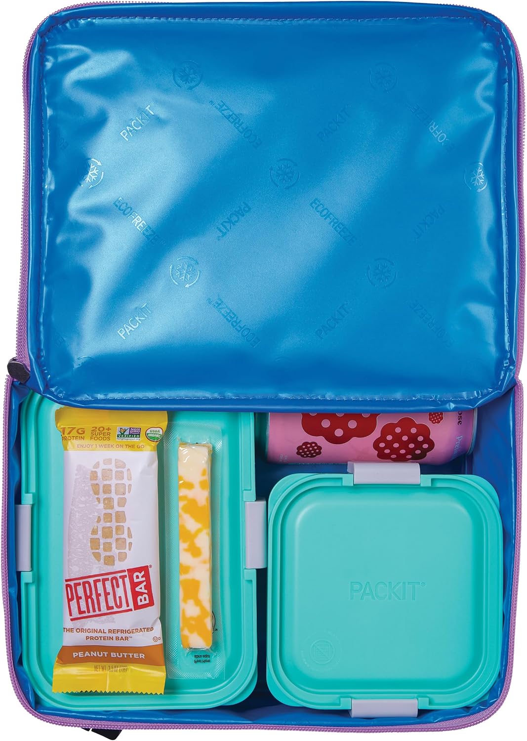 PackIt Freezable Classic Lunch Box, Lavender
