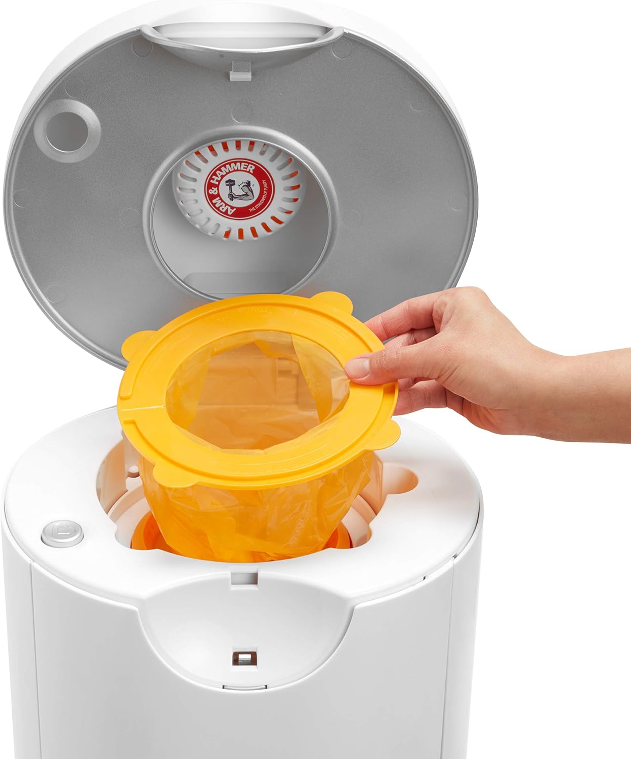 Munchkin® Arm & Hammer Diaper Pail Snap, Seal & Toss™ Refill Bags, Holds up to 180 Newborn Diapers, 6 Pack