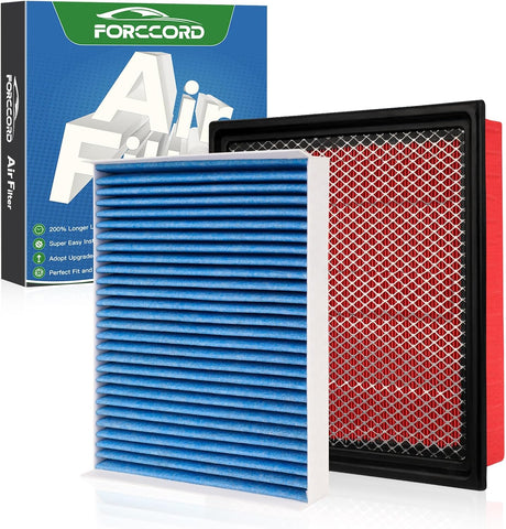 Cabin & Engine Air Filter Kit for Ford F-150 F150 15-26, Expedition 18-26