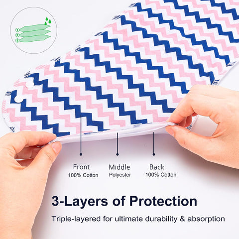Baby Burp Cloths & Baby Bibs 2-in-1 Design Large Size 3 Layers Thicken Cotton Super Absorbent and Soft Baby Spit Up Burping Rags Baby Burp Cloth Set for Boys and Girls Solid 12 Pack