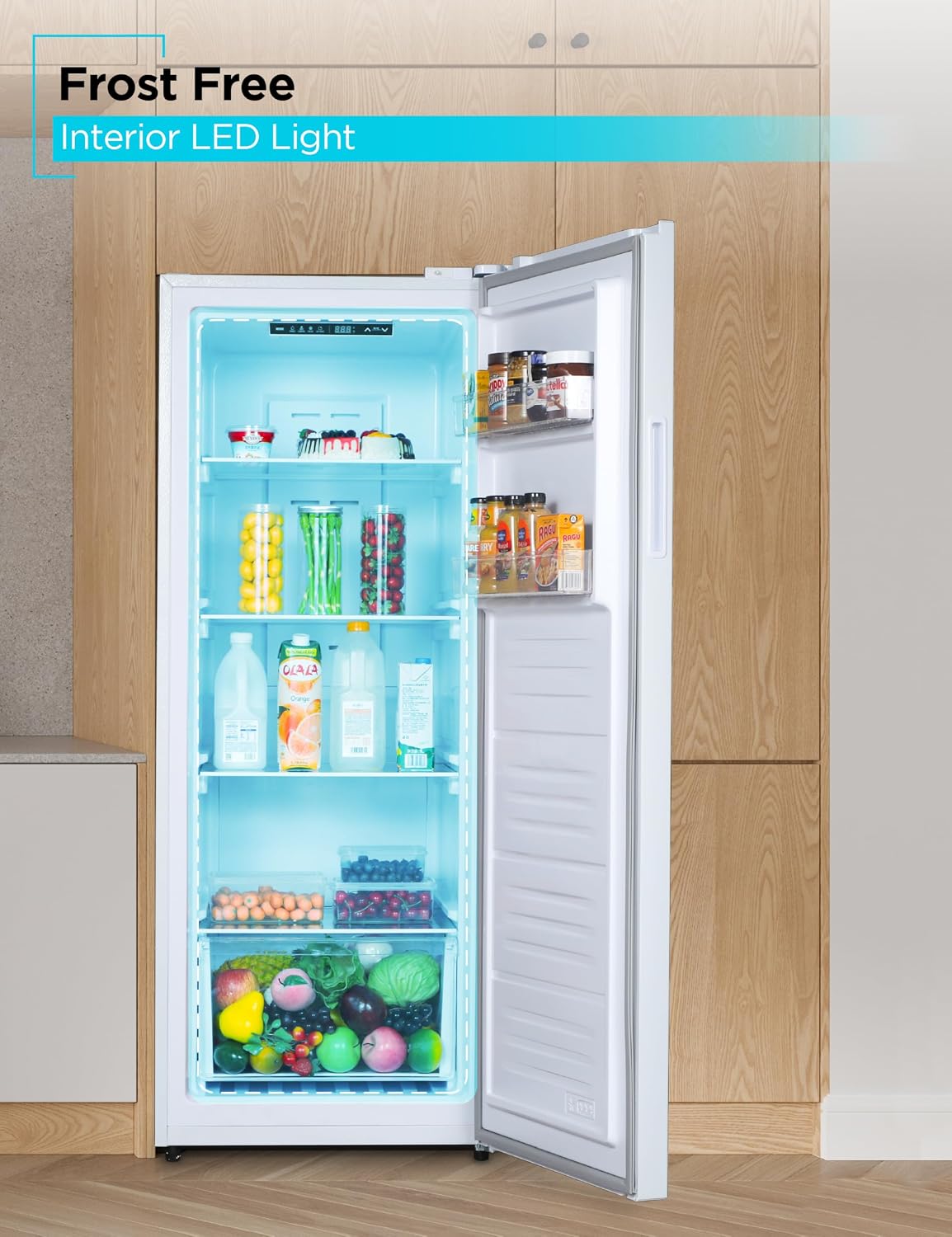 BLACK+DECKER 11 Cu. Ft. Convertible Freezer Refrigerator, BUC1100XW, White