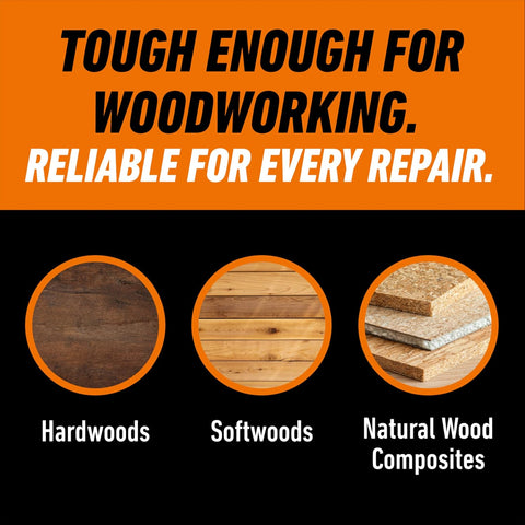 Gorilla Ultimate Waterproof Wood Glue, Natural Color, 8 oz