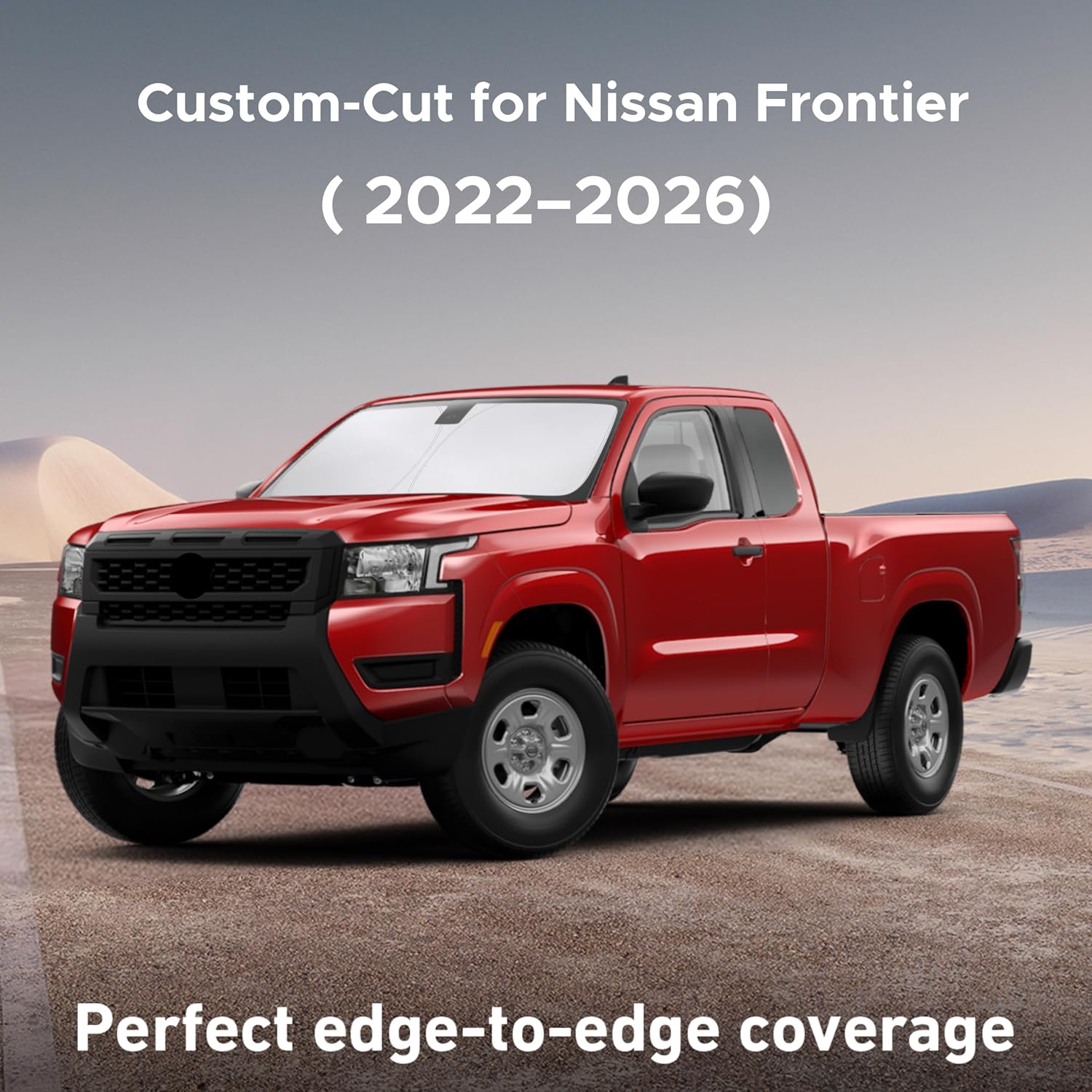 EcoNour Windshield Sunshade Compatible for Nissan Frontier 2022-2025 2026