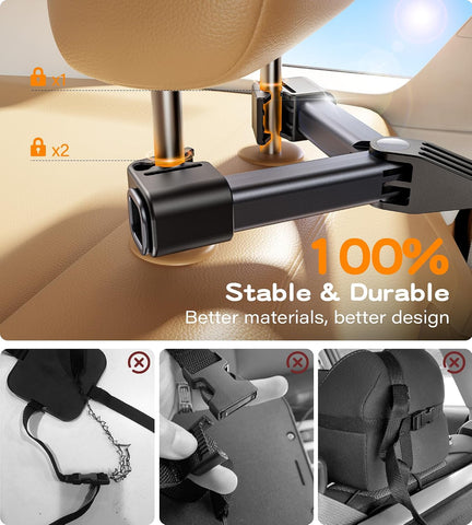 TAZENI Baby Car Mirror for Rear Facing Car Seat, Patented Stable Hook Clip