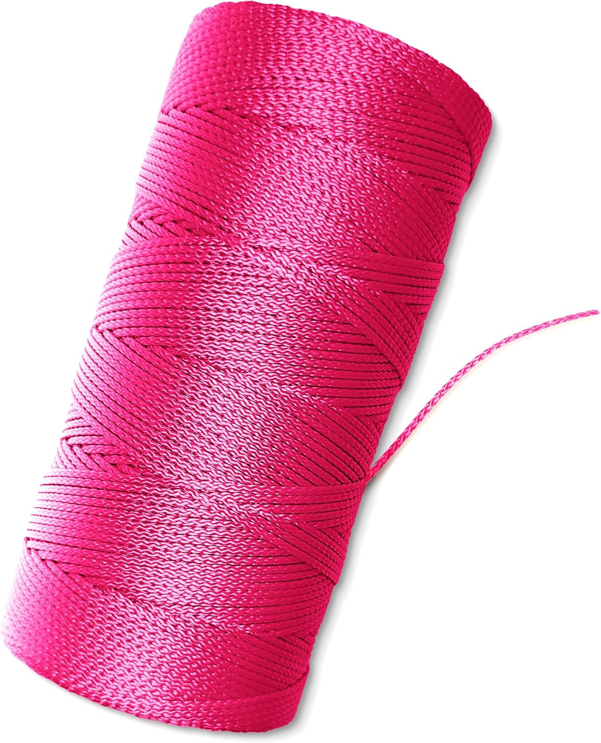 Fluorescent Pink String 1000 Ft - #18 Neon Pink Twine - Nylon String Line for Mason Line, Construction, Leveling