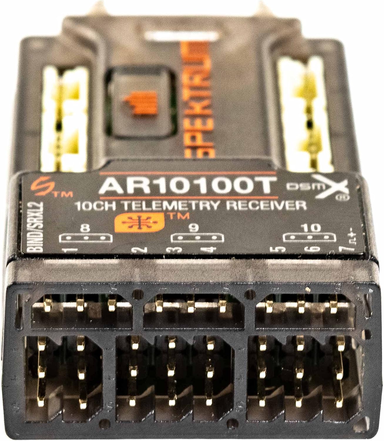 Spektrum AR10100T DSMX 10-Channel Telemetry Receiver, SPMAR10100T