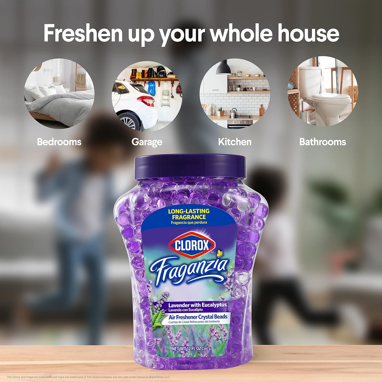 Clorox Fraganzia Twin Pack, Ocean Breeze & Lavender Eucalyptus, 24 Oz