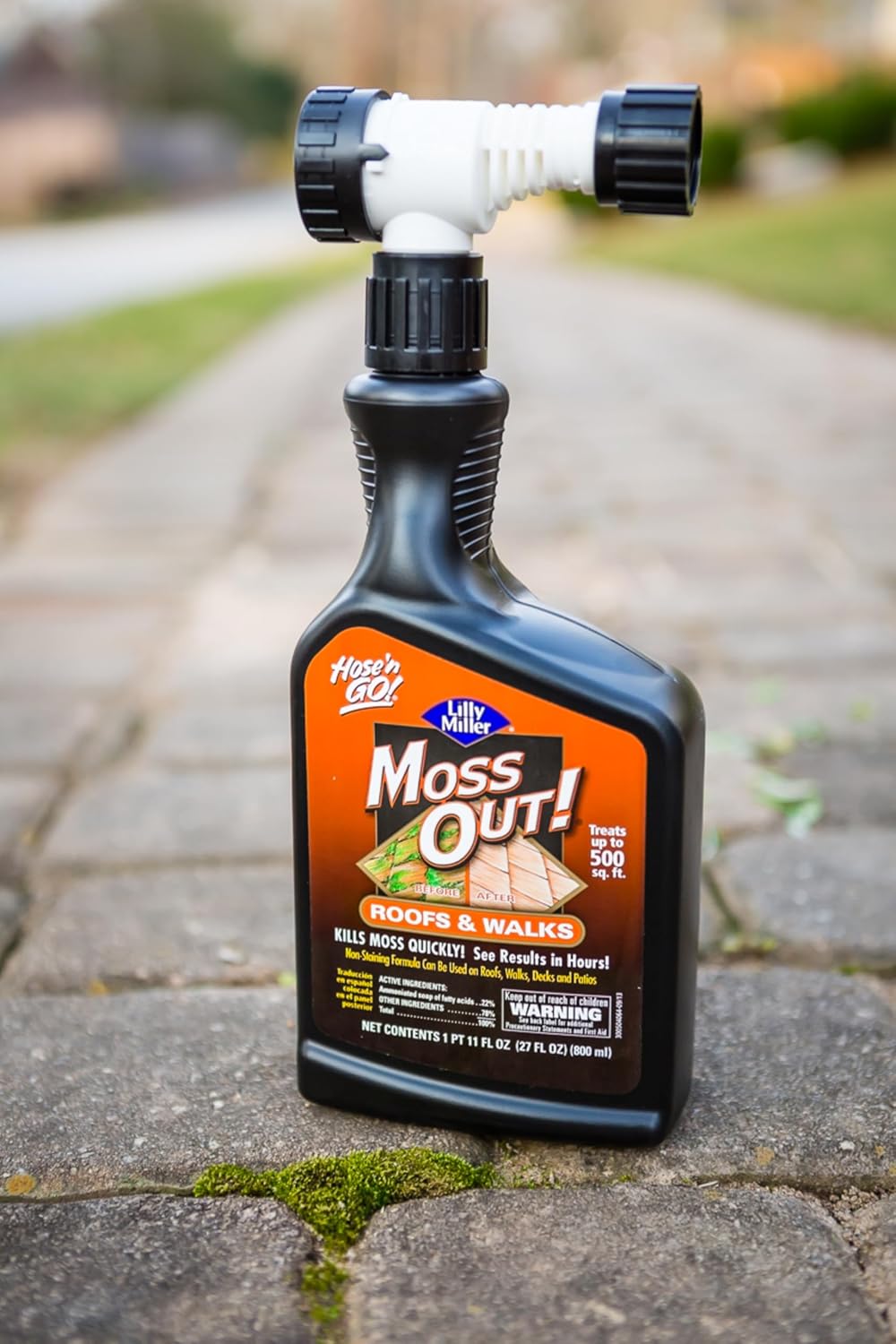 Lilly Miller Moss Out! Roofs and Walks Ready to Spray, 27 Oz