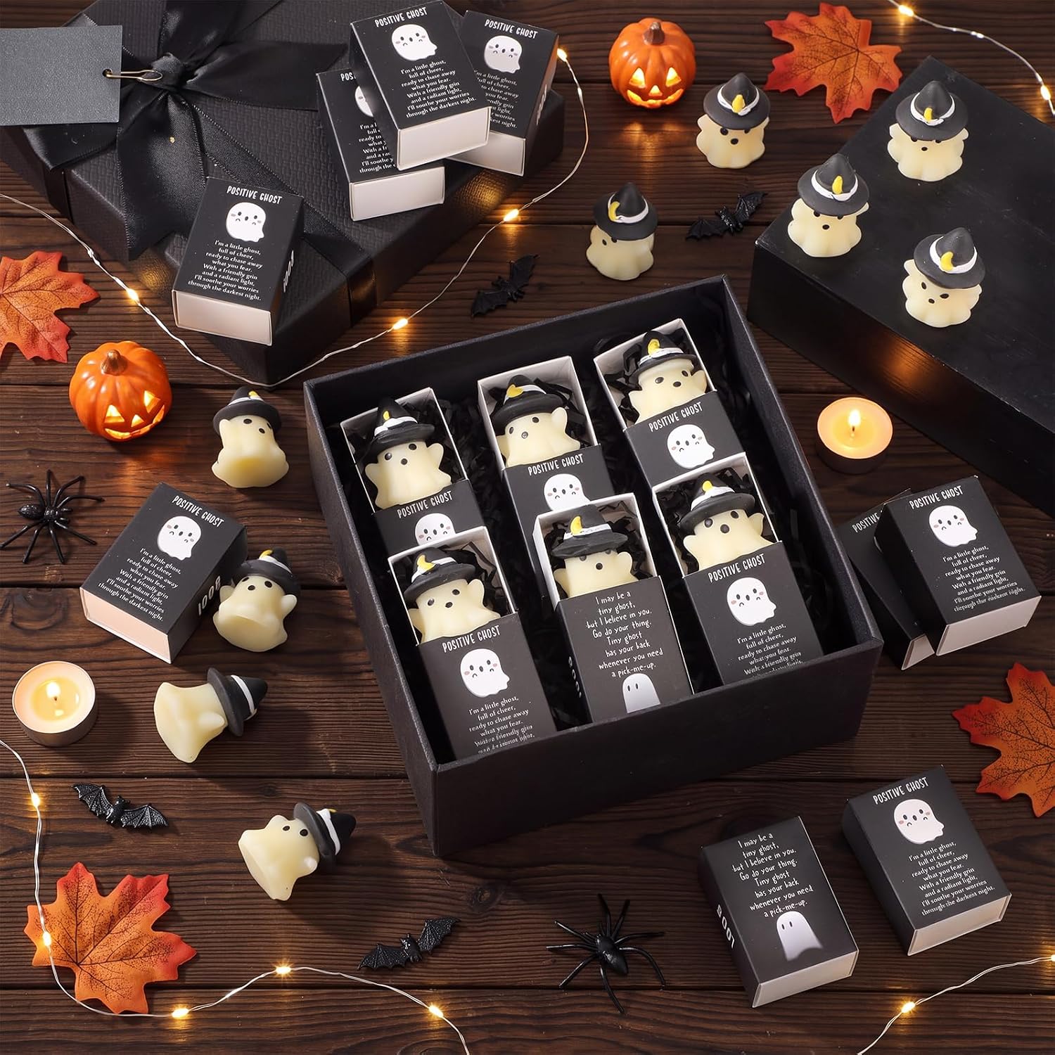 72 Sets Halloween Ghost Gifts Boo Positive Party Favors
