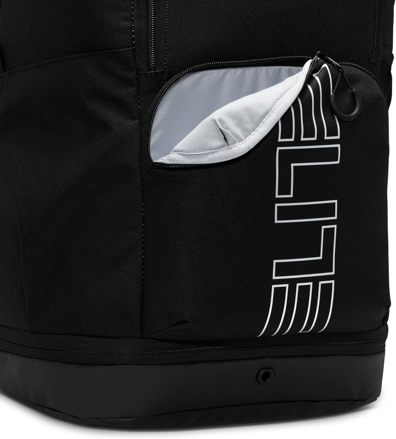 Nike, Unisex, Varsity Elite Backpack (32L), Black/Black/Metallic Silver, One Size