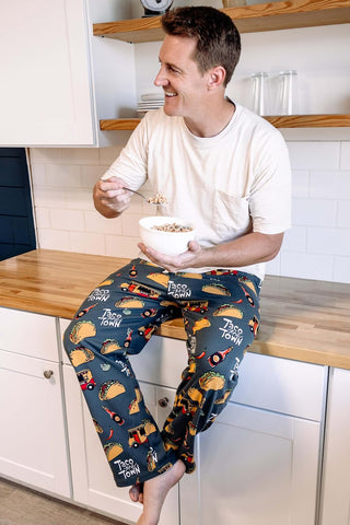 Lazy One Novelty Men's Pajama Pants, Pajama Bottoms for Men, Fishing PJ