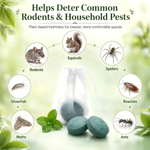 Rodent Repellent for Mouse & Rats, 1.41 Oz 24pc, Indoor & Outdoor Use
