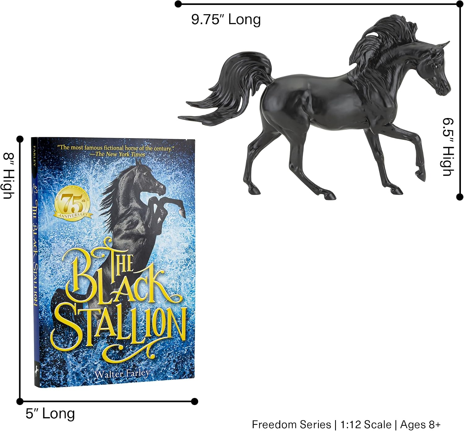 Breyer Black Stallion Horse & Book Set 6181, Black