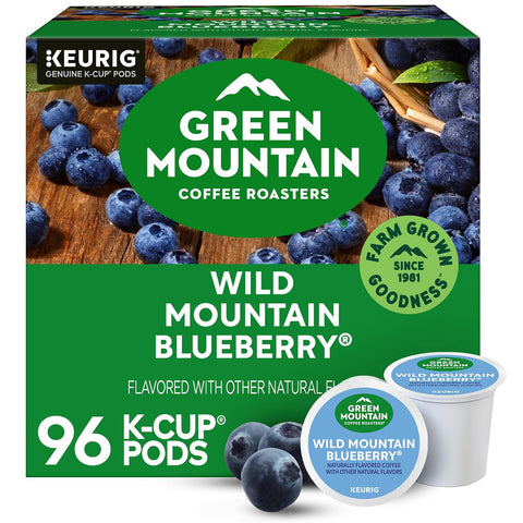 Green Mountain Coffee Roasters Caramel Vanilla Cream Coffee, Keurig Single-Serve K-Cup pods, Light Roast, 96 Count