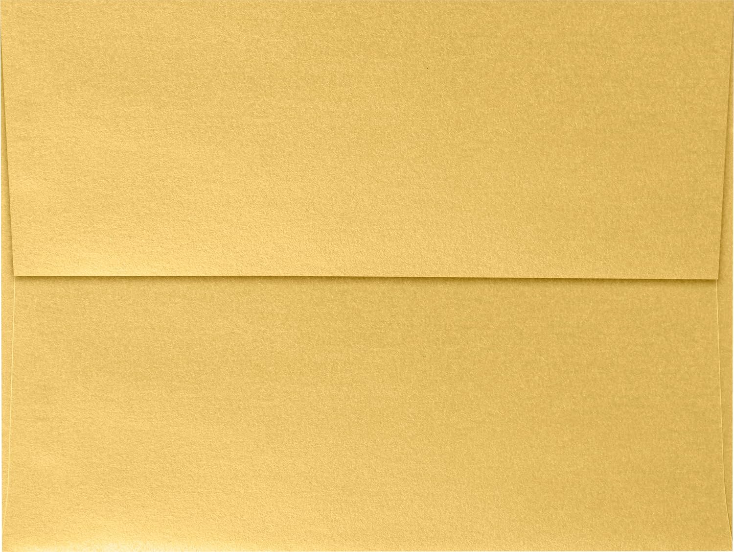 LUXPaper A7 Invitation Envelopes | Peel & Press | 5 1/4" x 7 1/4" | Gold Metallic | 80lb. Text | 50 Qty