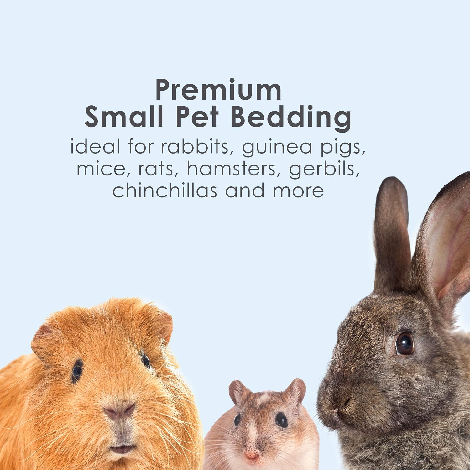 Kaytee Clean & Cozy Paper Bedding for Small Animals, White, 49.2 Liters