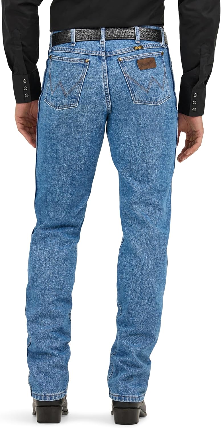 Men's Wrangler Premium Performance Regular Fit Blue Jean - 47MWZSW