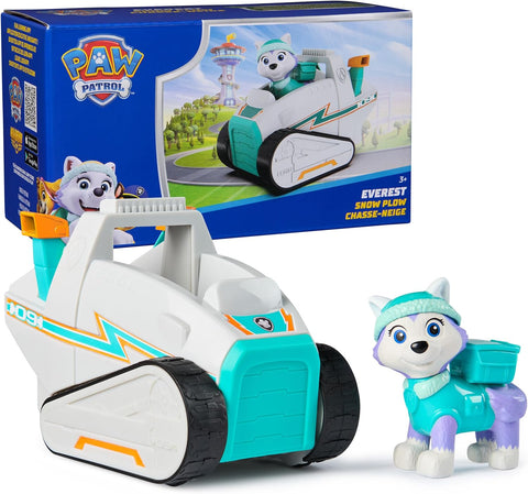 Paw Patrol, Everest’s Snow Plow, Toy Vehicle with Collectible Action Figure, Sustainably Minded Kids Toys for Boys & Girls Ages 3 and Up