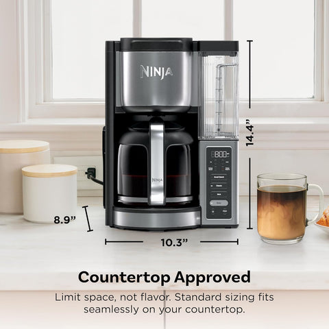 Ninja Fresh Brew Coffee Maker, 14 Cup Glass Carafe, Stainless, CE451AMZ