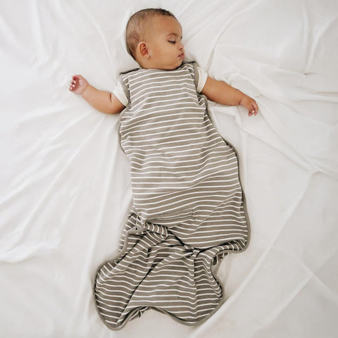 Woolino Toddler Sleeping Bag, 4 Season, Merino Wool and Organic Cotton, Baby Sleep Bag or Sack, 2-4 Years, Earth