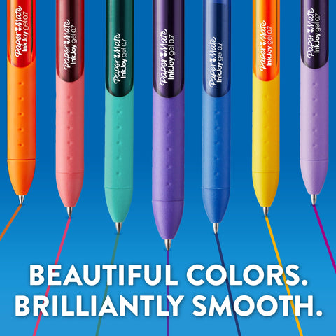 Paper Mate InkJoy Pens, Gel Pens, Medium Point (0.7 mm), Assorted, 36 Count