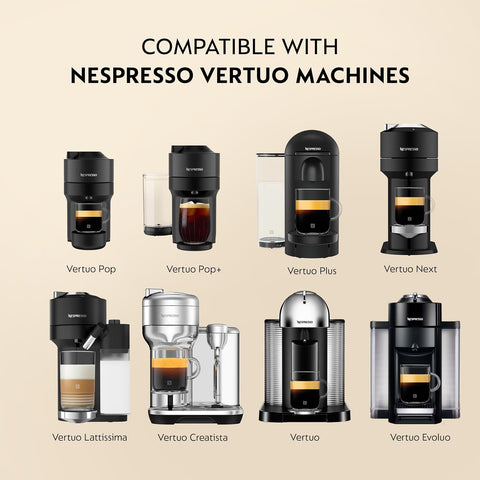 Nespresso Vertuo, Double Espresso Chiaro, 30-Count Espresso Coffee Pods | Capsules Medium Roast Pack of 1 Brews 2.7oz