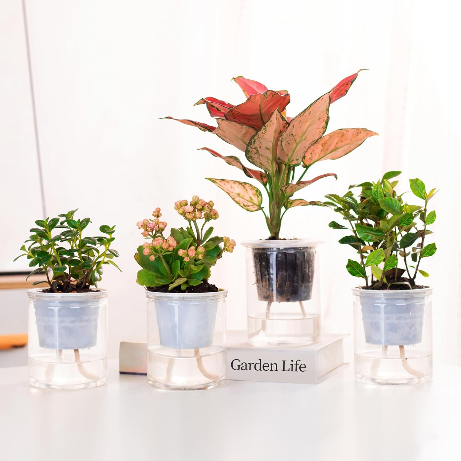 ORIMERC 15ft Self-Watering Capillary Wick Cord Vacation Plant Sitter DIY Hydroponic Wicking Planter Pot Automatic Water System Device Potted Violet Auto Seedling Waterer Rope