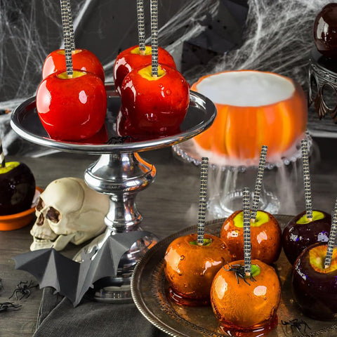32 PCS Bling Candy Apple Sticks, Treat Sticks for Caramel Apple, Cake Pop