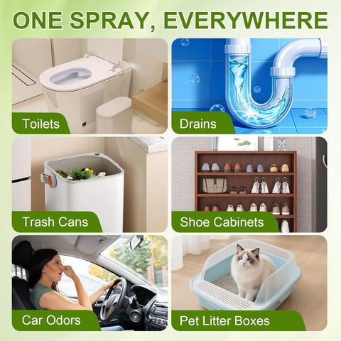6 Pack Toilet Spray, 12oz Essential Oil Bathroom Odor Deodorizer