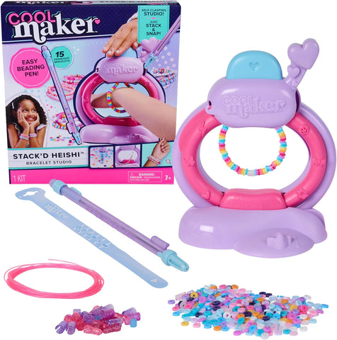 Cool Maker Stack'd Heishi Studio Bracelet Making Kit, Ages 7+