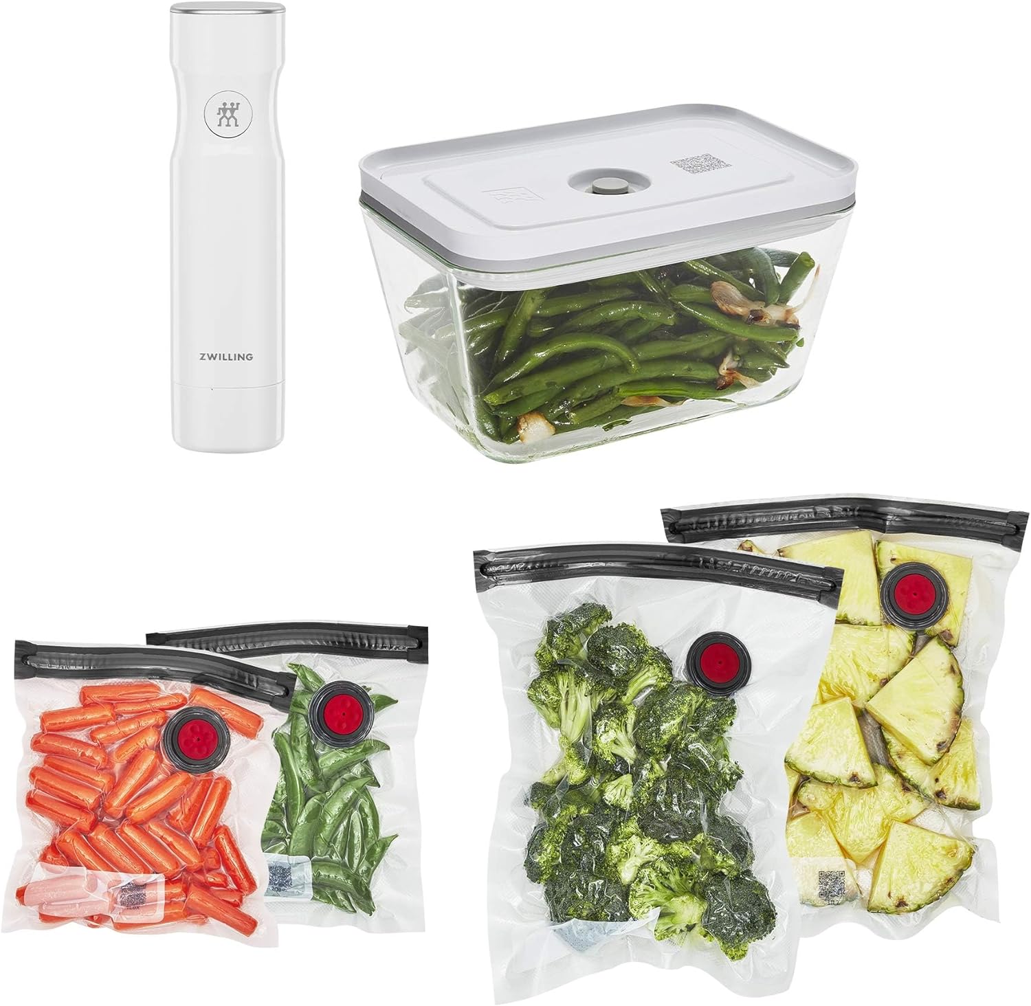 Zwilling Fresh & Save Vacuum Sealer Marchine Starter Set, 6pc