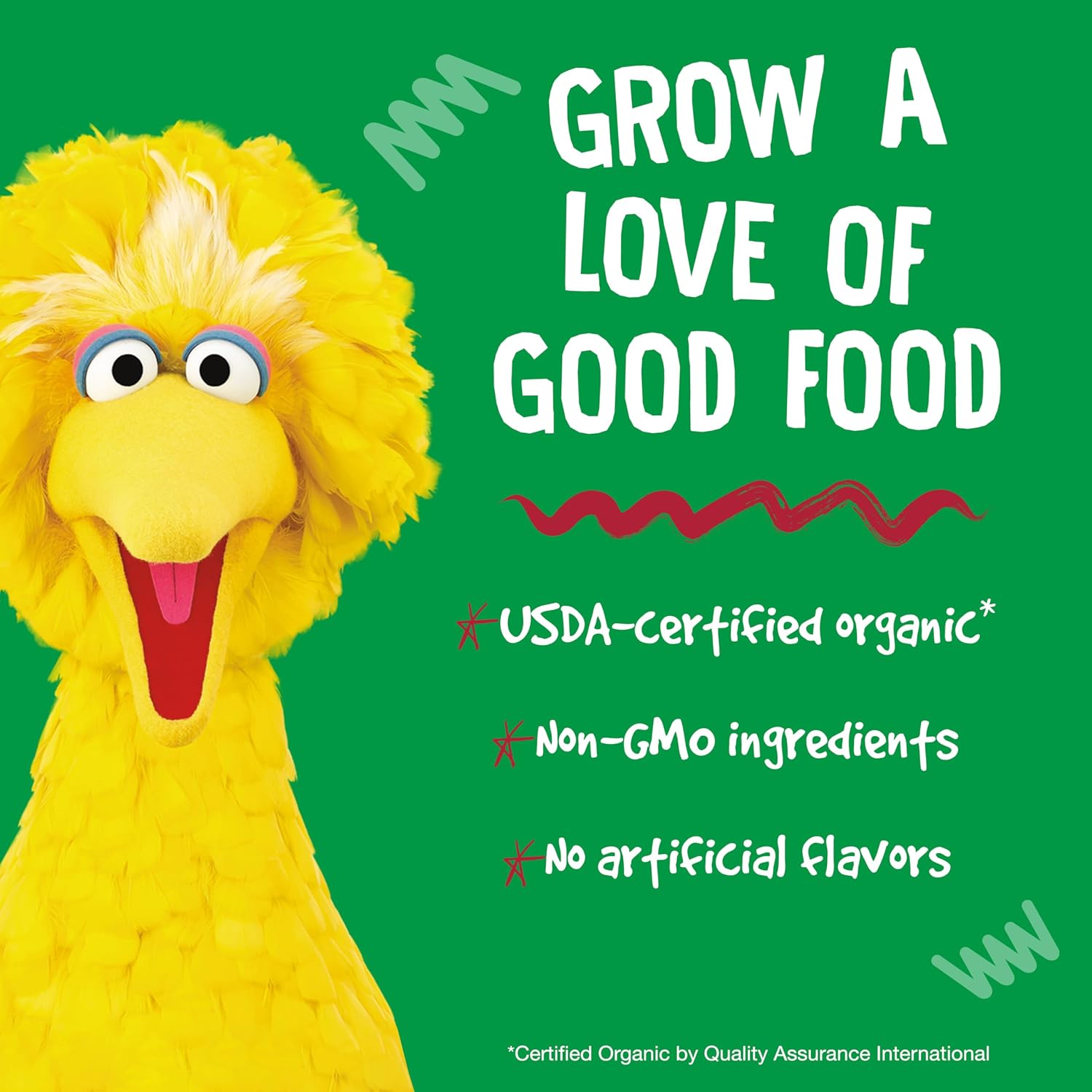 Earth's Best Organic Kids Snacks, Sesame Street Toddler Snacks, Organic Garden Veggie Straws for Toddlers 2 Years and Older, Original, Multipack, .5 oz Bags, 12 Count (Pack of 3)