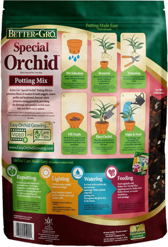 Better-Gro Special Orchid Mix - Orchid Bark Potting Mix - 4 Quarts