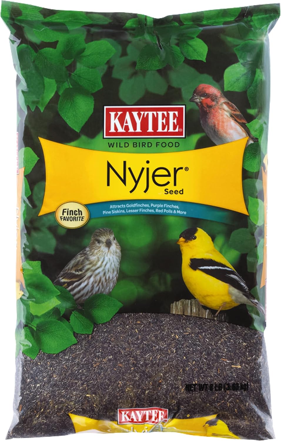 Kaytee Nyjer Seed for Finches & Other Wild Birds, 8 Pounds