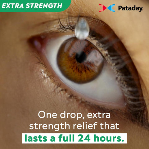 Extra Strength Pataday Once Daily Allergy Itch Relief Drops, 2.5 mL, 2 Pack